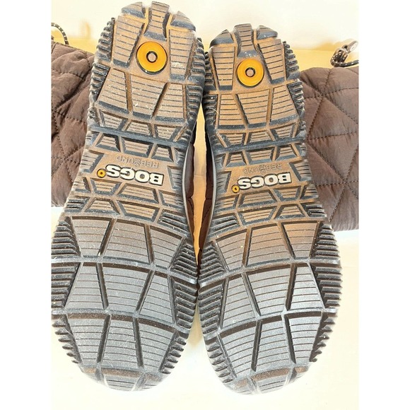 Size 6 Bogs Snowday Mid Dark Gray Durafresh Waterproof Boots1 - Picture 9 of 14